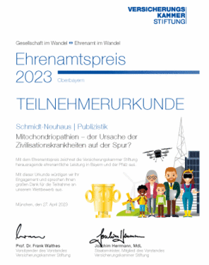Teilnehmerin des Ehrenamtspreises 2023 Oberbayern der Versicherungskammer Stiftung
